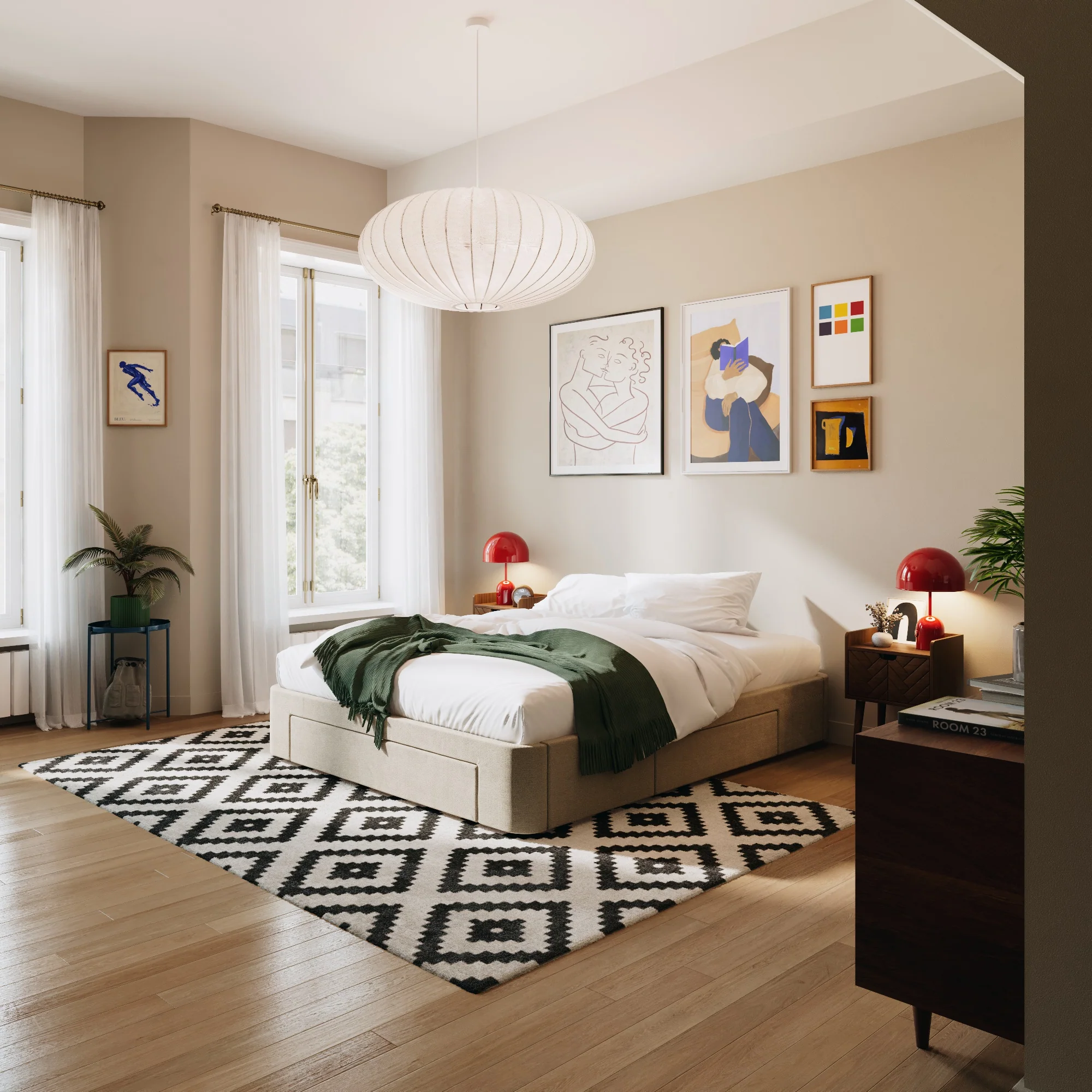 Boxspring mit Schubladen Nova - Image 4